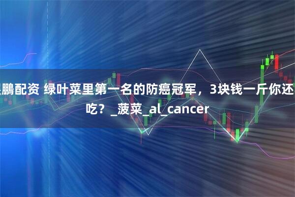 展鵬配资 绿叶菜里第一名的防癌冠军，3块钱一斤你还不吃？_菠菜_al_cancer