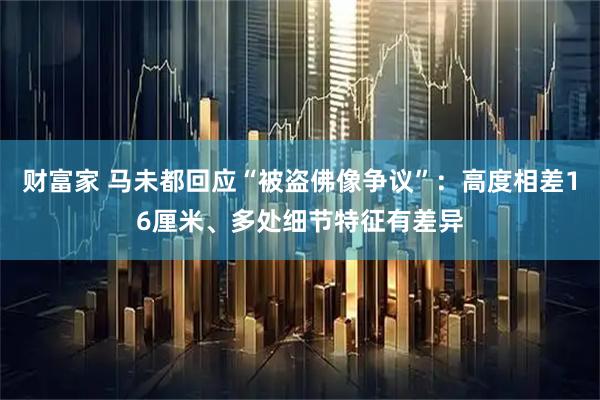 财富家 马未都回应“被盗佛像争议”：高度相差16厘米、多处细节特征有差异